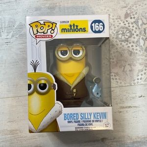 Funko Pop Bored Silly Kevin #166 Minions Figure